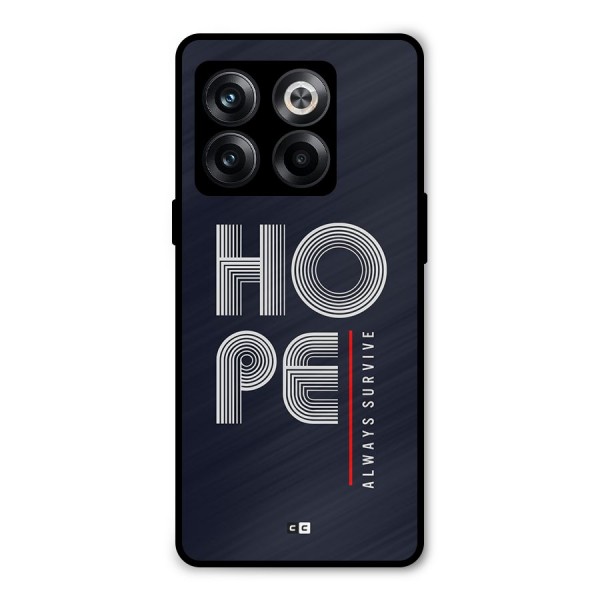 Hope Survives Metal Back Case for OnePlus 10T