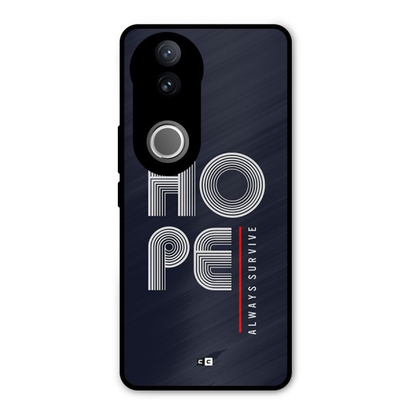 Hope Survives Metal Back Case for Vivo V50e