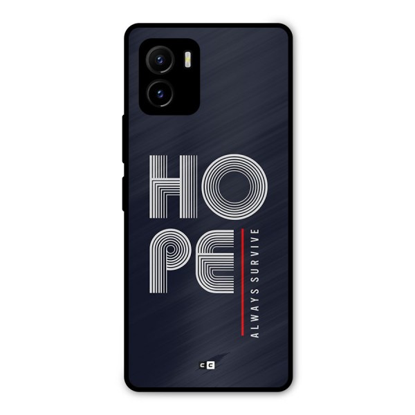 Hope Survives Metal Back Case for Vivo Y15s