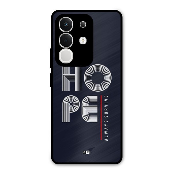 Hope Survives Metal Back Case for iQOO Z10x
