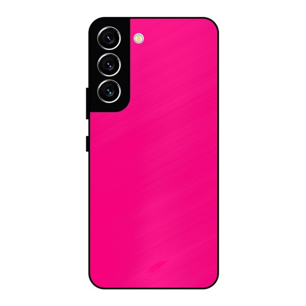 Hot Pink Metal Back Case for Galaxy S22 5G