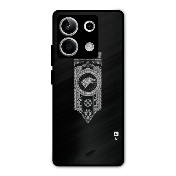 House Banner Metal Back Case for Redmi Note 13 5G
