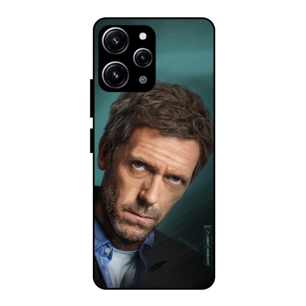 House MD Glass Back Case for Redmi 12 4G