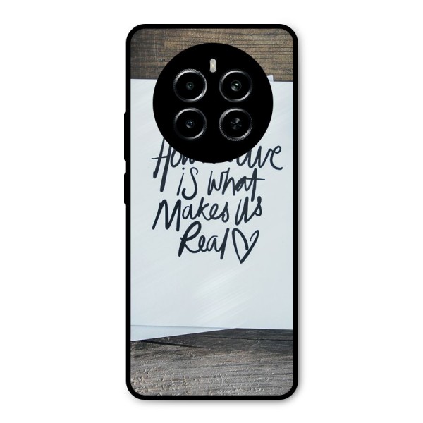 How We Live Metal Back Case for Realme P1
