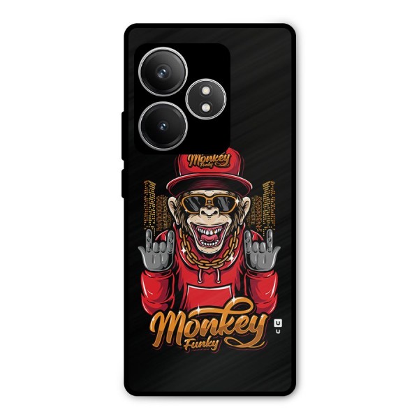 Hunky Funky Monkey Metal Back Case for Realme GT 6T