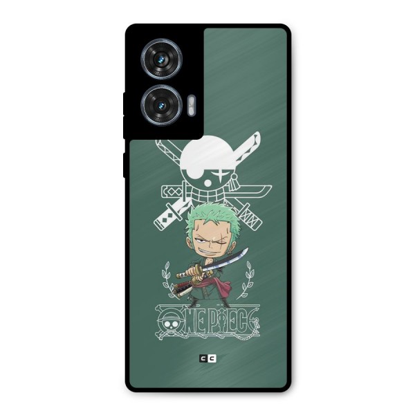 Hunter Zoro Sword Metal Back Case for Motorola Edge 50 Fusion