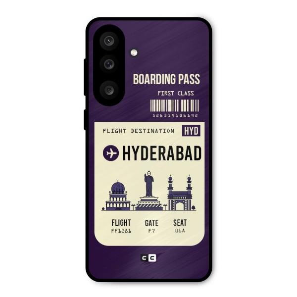 Hyderabad Boarding Pass Metal Back Case for Galaxy M56