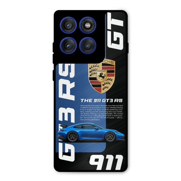 Hyper Car Metal Back Case for Motorola Edge 60 Pro
