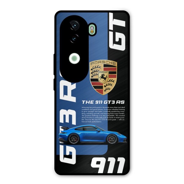 Hyper Car Metal Back Case for Vivo V40e