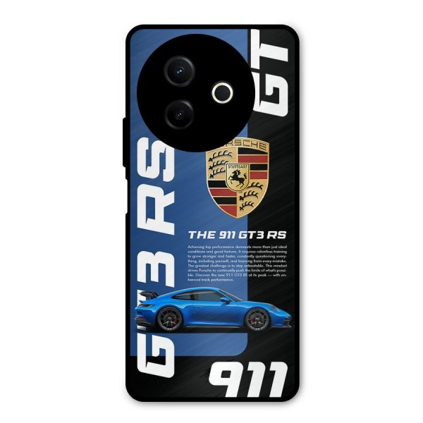 Hyper Car Metal Back Case for Vivo Y39