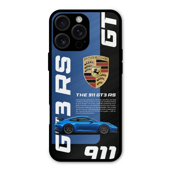 Hyper Car Metal Back Case for iPhone 16 Pro Max