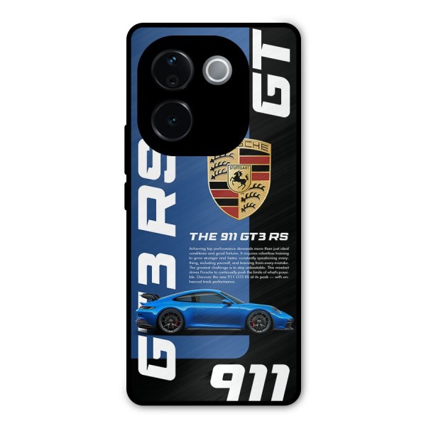 Hyper Car Metal Back Case for iQOO Z9s Pro