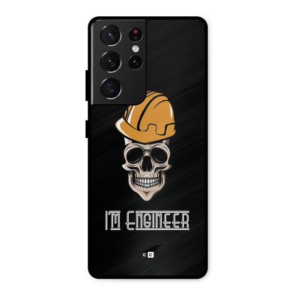 I Am Engineer Metal Back Case for Galaxy S21 Ultra 5G