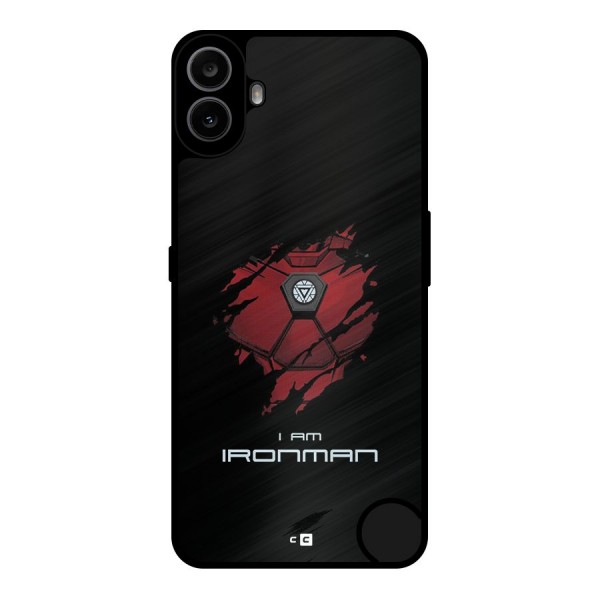 I Am Ironman Metal Back Case for Nothing CMF Phone 1