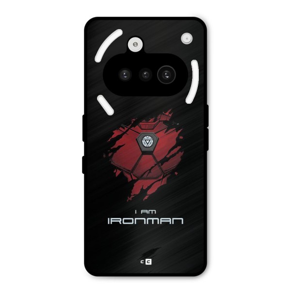 I Am Ironman Metal Back Case for Nothing Phone 3a