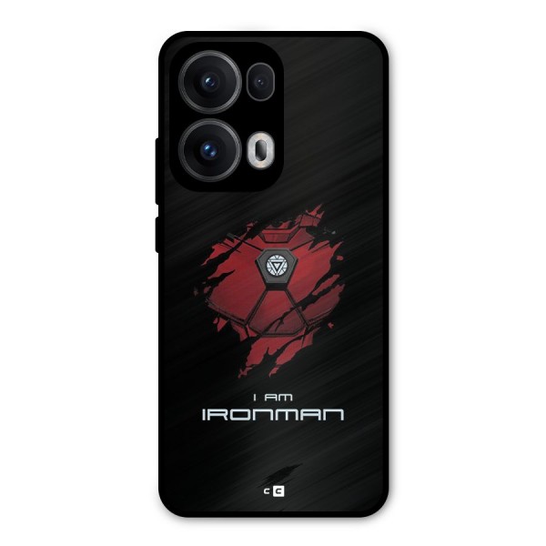 I Am Ironman Metal Back Case for Oppo Reno13 Pro