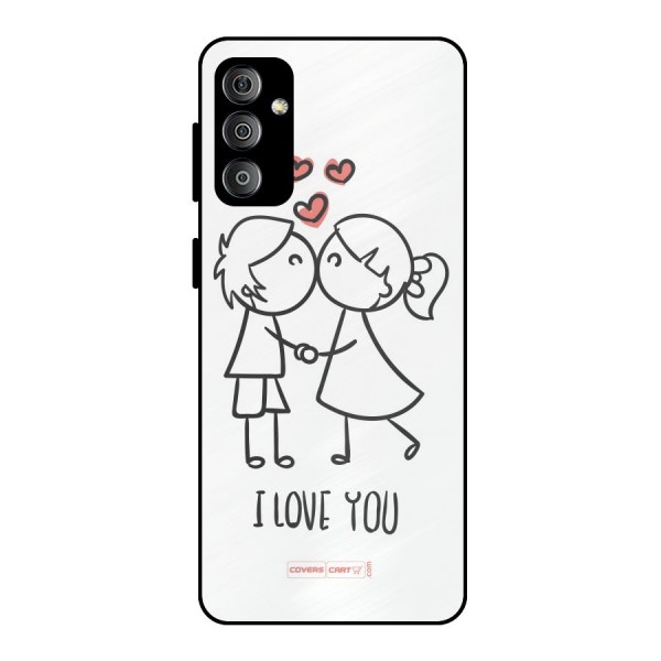 I Love You Metal Back Case for Galaxy F23