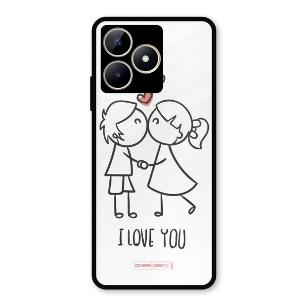 I Love You Metal Back Case for Realme C53