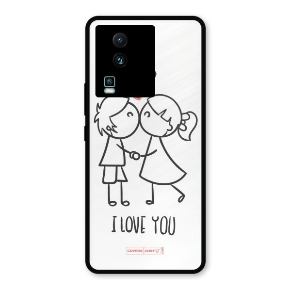 I Love You Metal Back Case for iQOO Neo 7 Pro