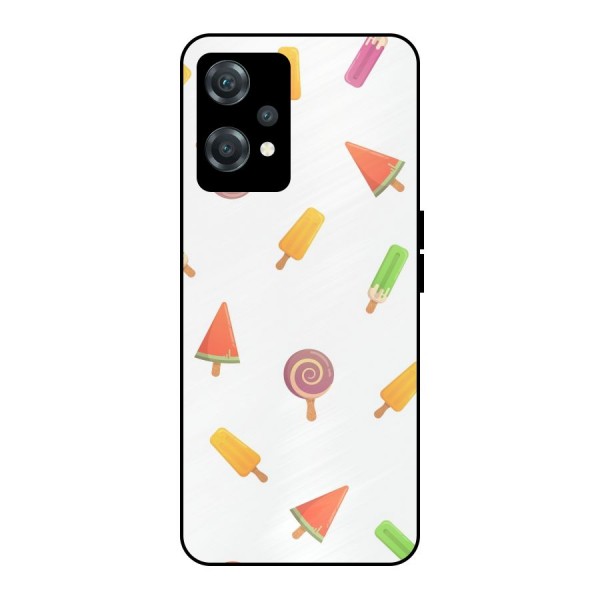 Ice Cream Colors Metal Back Case for OnePlus Nord CE 2 Lite 5G