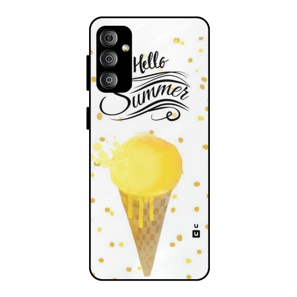 Ice Cream Summer Metal Back Case for Galaxy F23