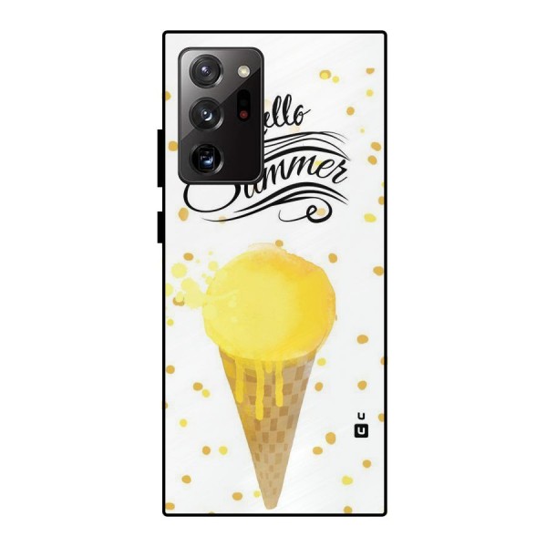 Ice Cream Summer Metal Back Case for Galaxy Note 20 Ultra