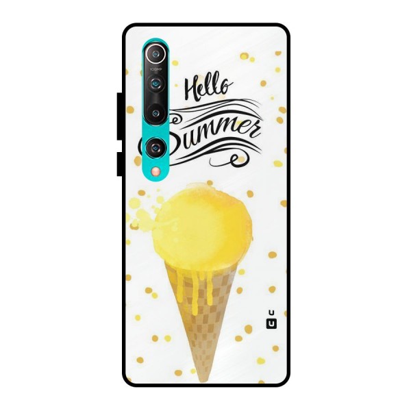Ice Cream Summer Metal Back Case for Mi 10