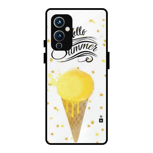 Ice Cream Summer Metal Back Case for OnePlus 9