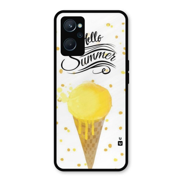Ice Cream Summer Metal Back Case for Realme 9i