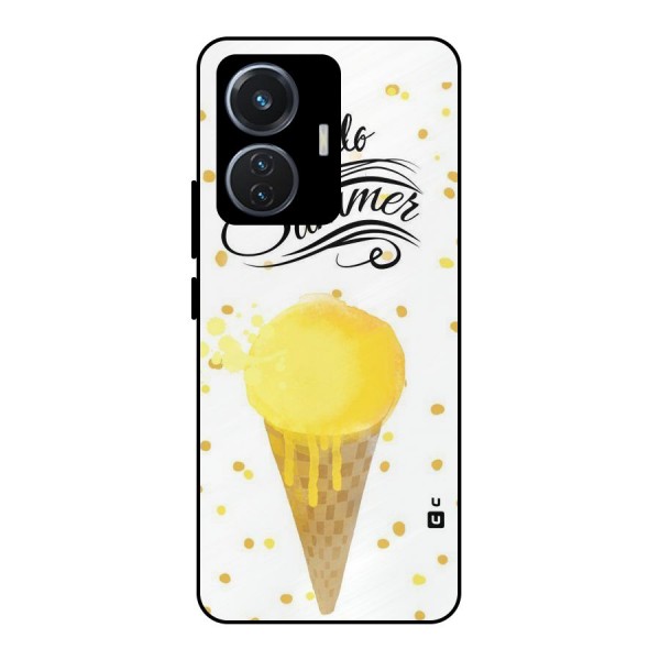 Ice Cream Summer Metal Back Case for iQOO Z6 44W