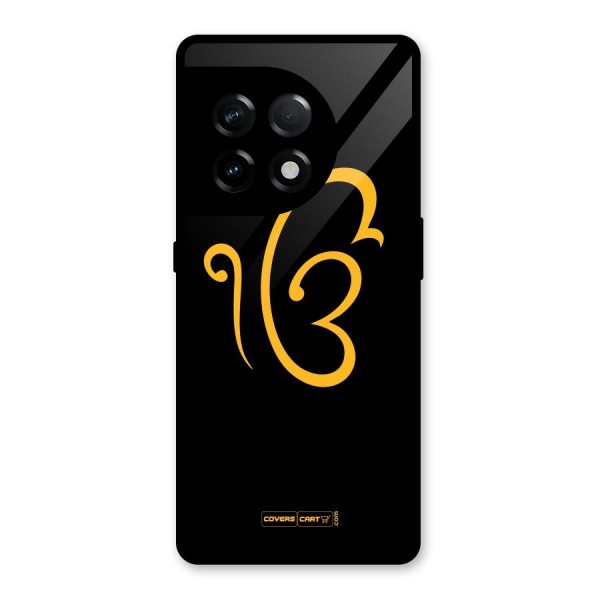 Ik Onkar Glass Back Case for OnePlus 11R