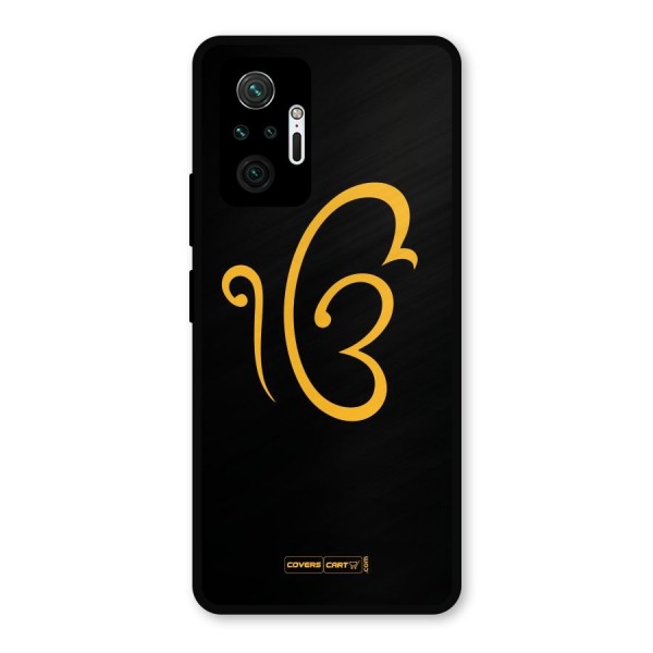 Ik Onkar Metal Back Case for Redmi Note 10 Pro