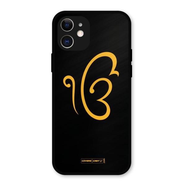 Ik Onkar Metal Back Case for iPhone 12