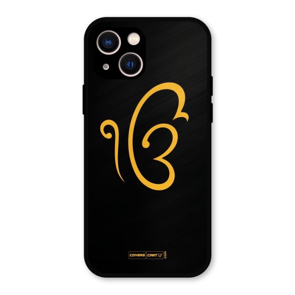 Ik Onkar Metal Back Case for iPhone 13