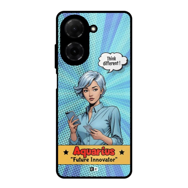 Innovative Aquarius Metal Back Case for Poco C71