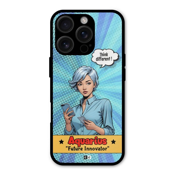 Innovative Aquarius Metal Back Case for iPhone 16 Pro