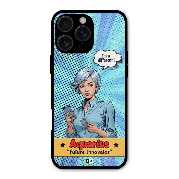 Innovative Aquarius Metal Back Case for iPhone 16 Pro Max