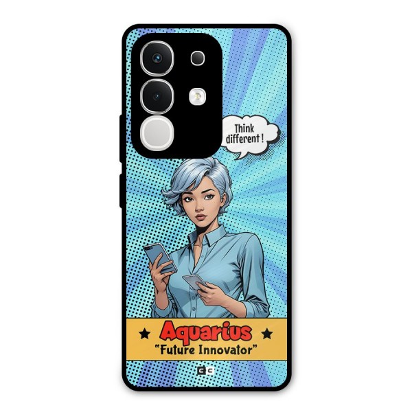Innovative Aquarius Metal Back Case for iQOO Z10x