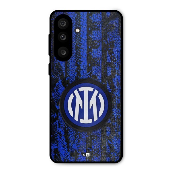 Inter Milan Texture Metal Back Case for Galaxy M56