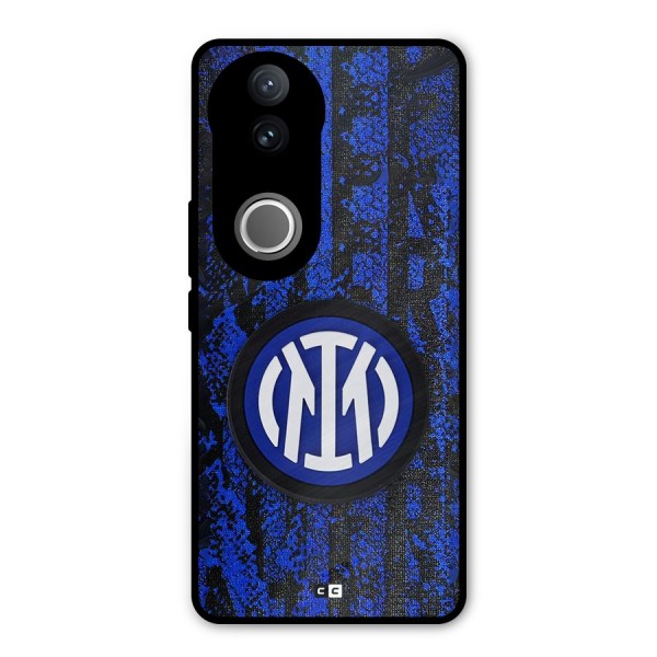 Inter Milan Texture Metal Back Case for Vivo V50e