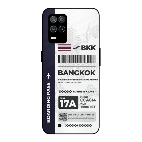 International Boarding Pass Bangkok Metal Back Case for Realme 9 5G