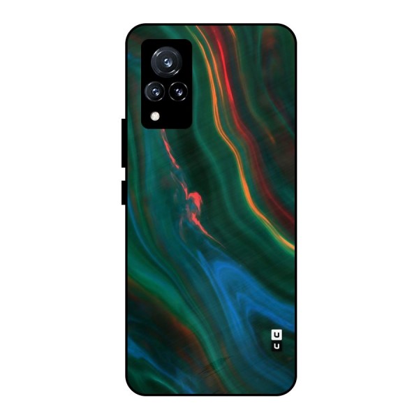 Inverse Marble Metal Back Case for Vivo V21 5G
