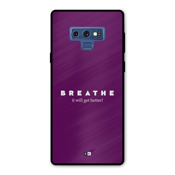 It Will Get Better Metal Back Case for Galaxy Note 9