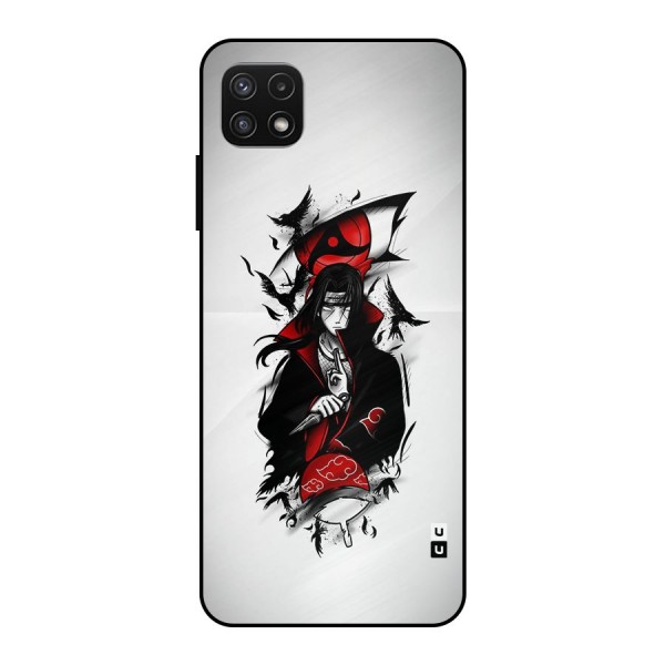 Itachi Combat Metal Back Case for Galaxy A22 5G