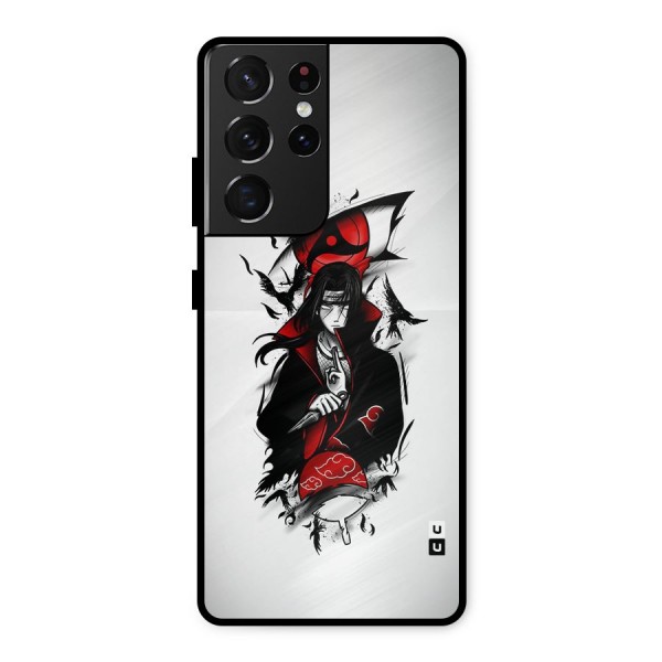 Itachi Combat Metal Back Case for Galaxy S21 Ultra 5G