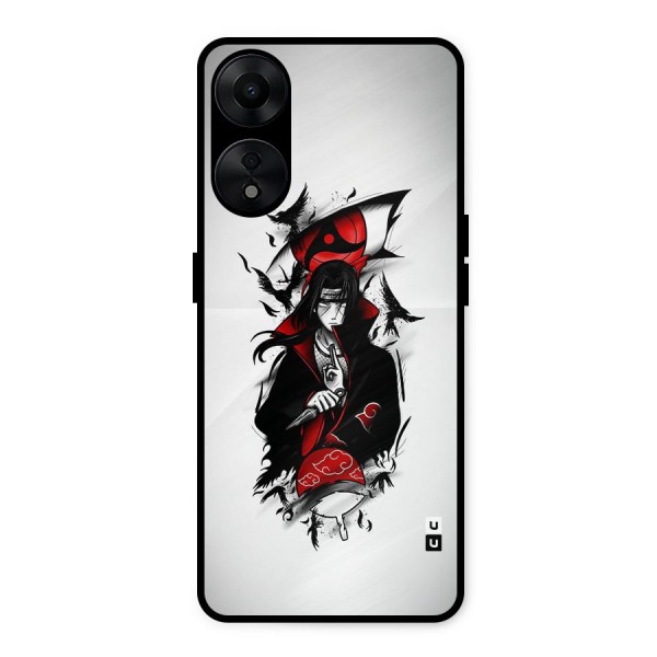 Itachi Combat Metal Back Case for Oppo A78 5G
