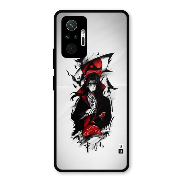Itachi Combat Metal Back Case for Redmi Note 10 Pro