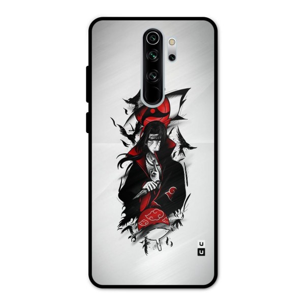 Itachi Combat Metal Back Case for Redmi Note 8 Pro