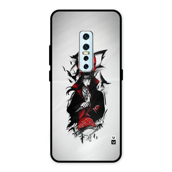 Itachi Combat Metal Back Case for Vivo V17 Pro