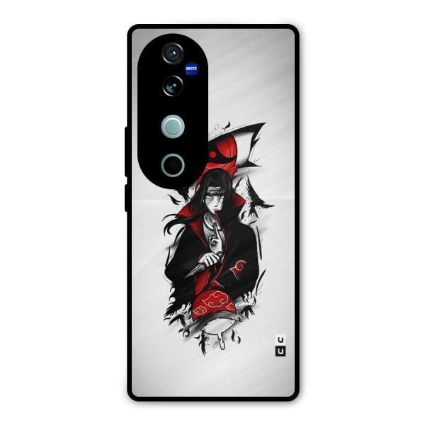 Itachi Combat Metal Back Case for Vivo V40 Pro